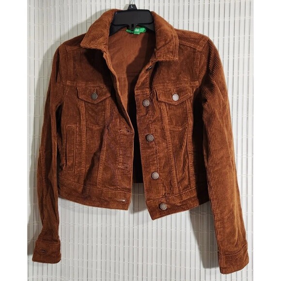 Dip Longsleeve Jacket For Girls Size Small Color Brown  100% Cotton ^ - Picture 1 of 11